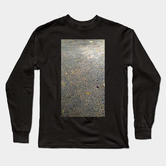 Asphalt texture Long Sleeve T-Shirt by taya-stdnk